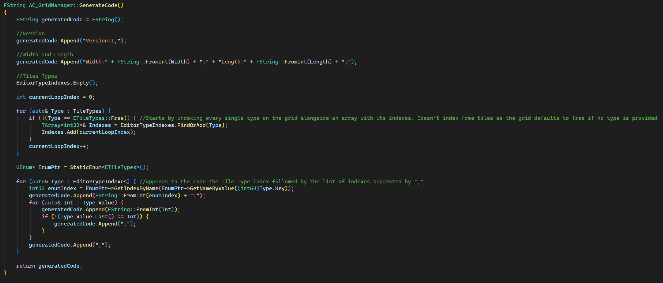 Generating the grid code